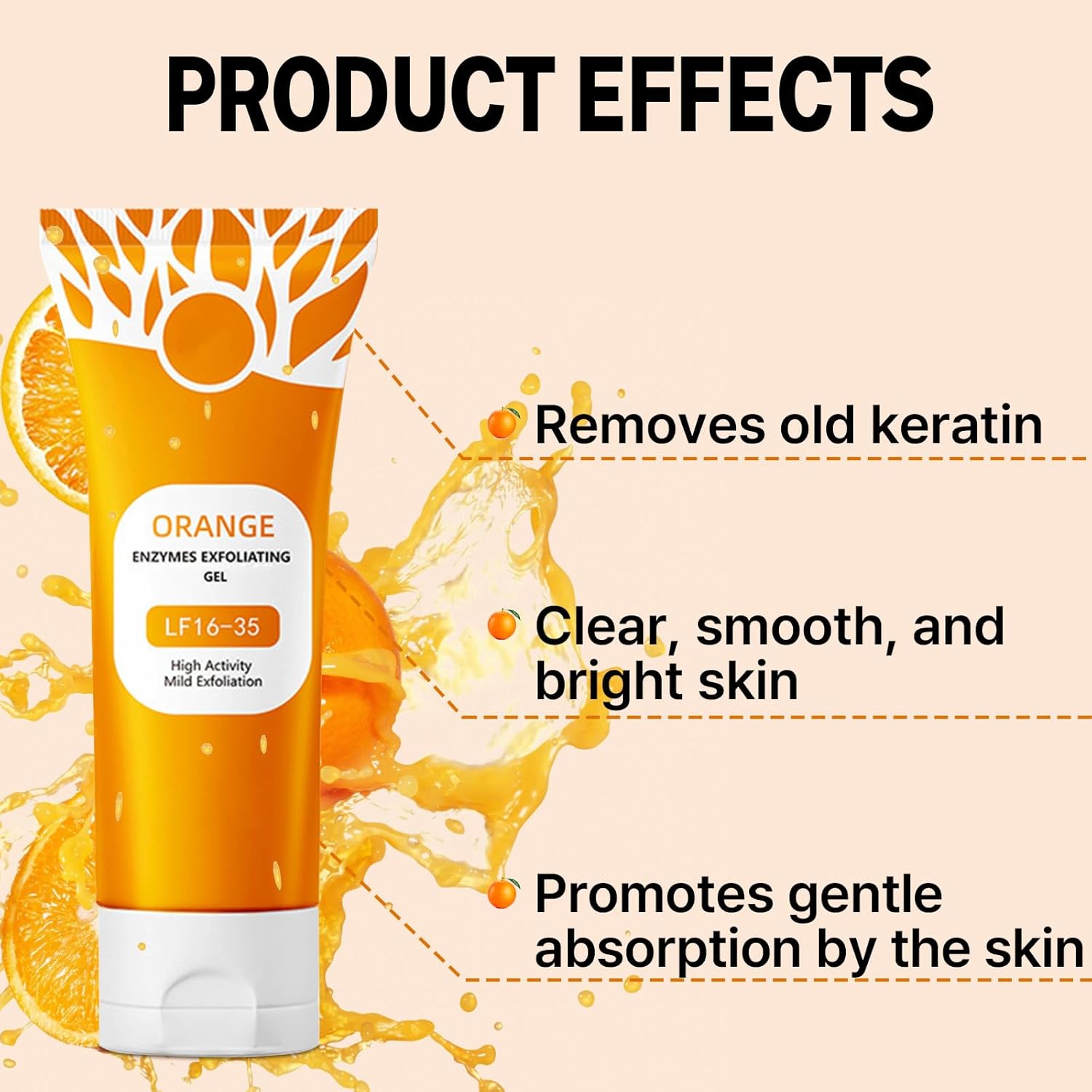 Gel Exfoliant cu ulei de portocală și extract de perlă pentru Față și Corp  Ofertă 1 + 1 GRATIS